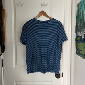 Oobe Stiped Indigo Tee
